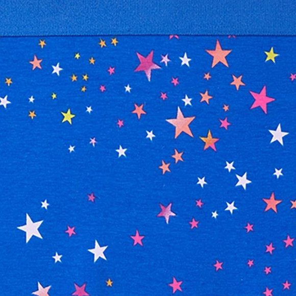 Torrid Star Print Panty Cotton Blend Hipsters Blue - Picture 2 of 3